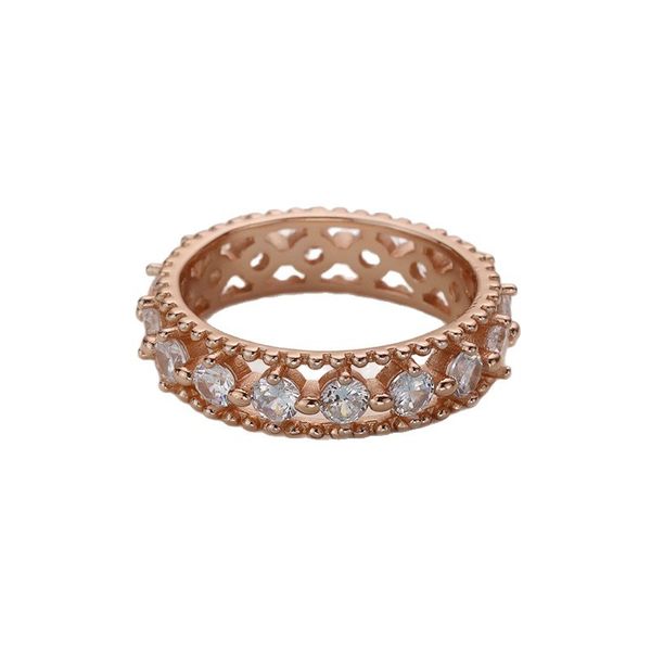 ZELTRYN Imported Moissanite Bridal Ring Versatile Full Diamond Ring