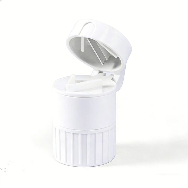 Portable Pill Splitter Grinder Compact Design For Travel &amp; Daily Pill Care