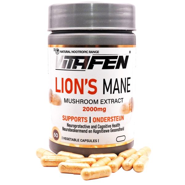 VITAFEN Lion's Mane 2000mg Veg-Caps - 60's