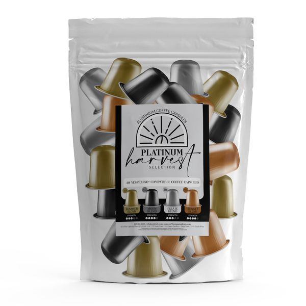 Platinum Selection - 40 Alu Nespresso Compatible Coffee Capsules