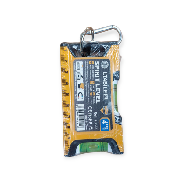 4" Ltabile 150mm Spirit Level W/ 2 Bubble Spirits
