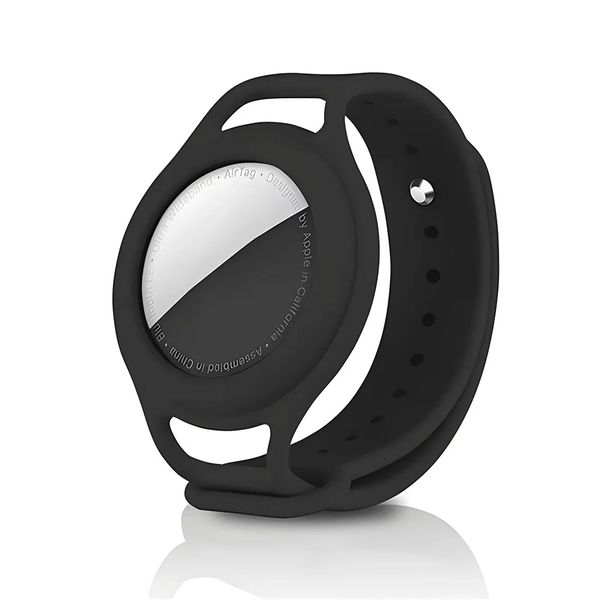 AirTag Silicone Wrist Band for Kids and Adults