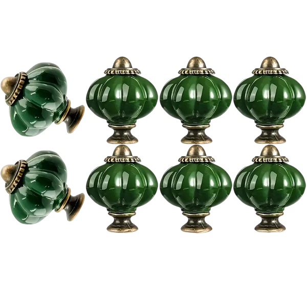 Vintage Cabinet Handle - Ceramic Knob Drawer Handle 8pcs