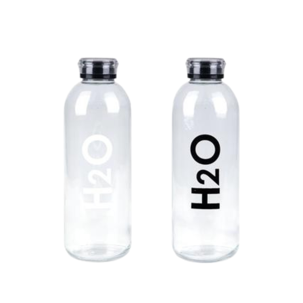 Drinking-Bottle GLS H20 Screw-Cap 1L - 2 Pack