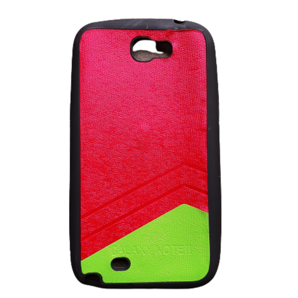 Jelly Cover for Samsung Note 2 Phones - Red/Green