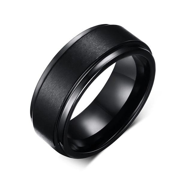 Pure 8mm Tungsten Carbide Ring