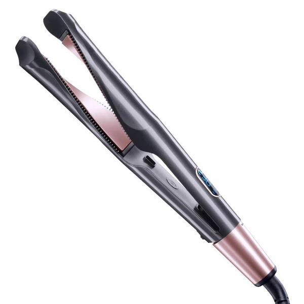 Andowl 2 in 1 Electric Hair Straightener &amp; Curler GG-Q-M537 Gold
