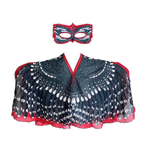 Dreamy Poncho &amp; Mask - Woodpecker