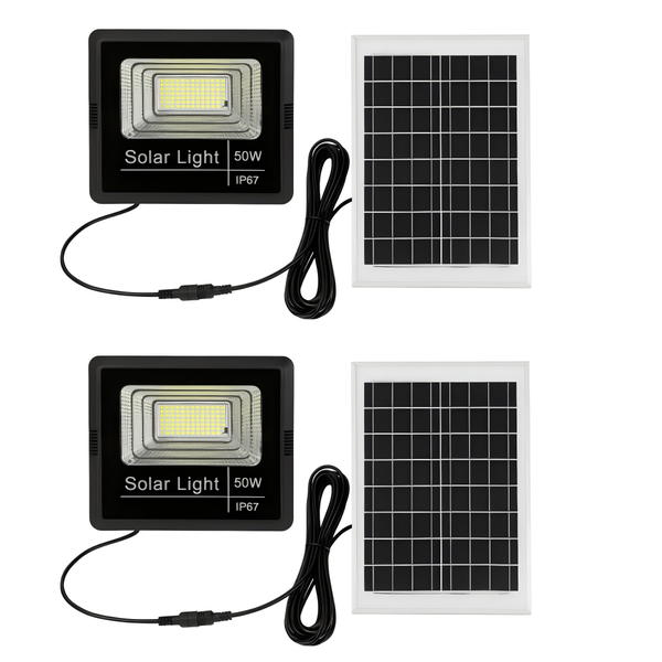 Solar Flood Light -50W-2PCK