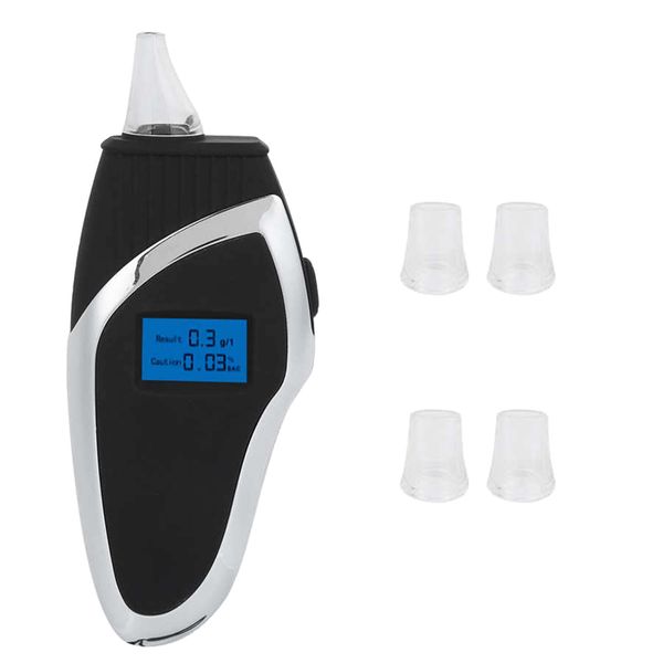 Handheld Digital LCD Display Breath Alcohol Tester Analyzer Detector