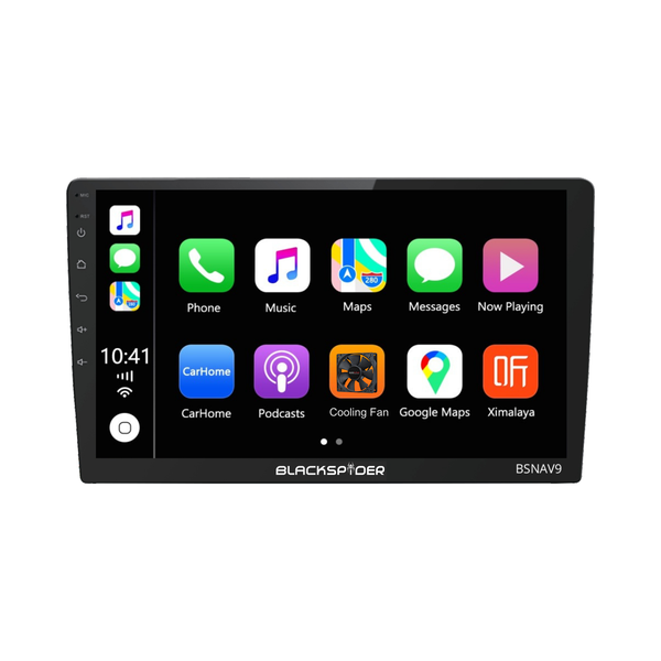Blackspider BSNAV9 9'' Wireless Apple Car Play &amp; Android Auto Radio