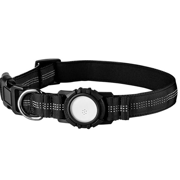 Adjustable Reflective AirTag Cat Collar - Removable and Lightweight