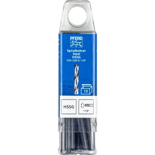 PFERD HSS Spiral Drill 4,5mm STEEL – 10pc pack