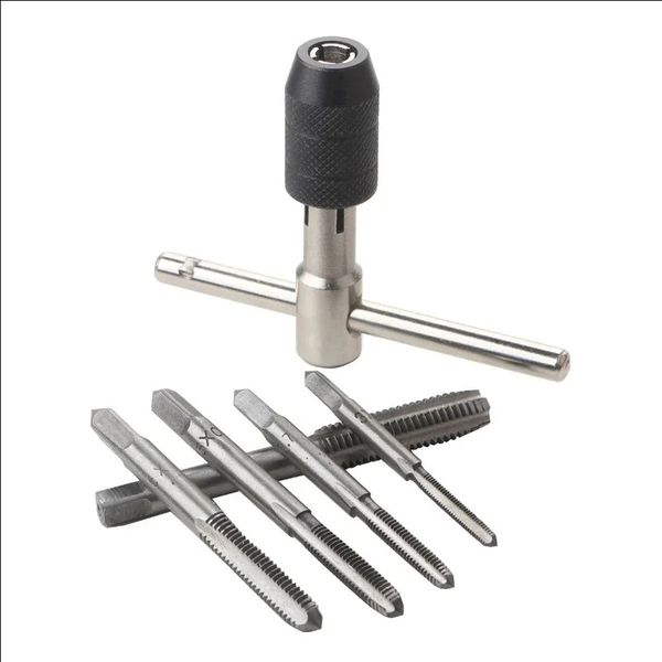 Ipstyle T-Handle Wrench Set Ratchet Tap Holder P image