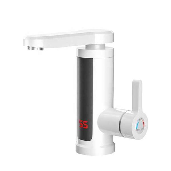 3000W - Rotating &amp; Adjustable Tankless Faucet Hot Water Heater