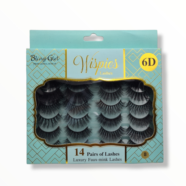 Bling Girl Wispies Lashes 6D (B)