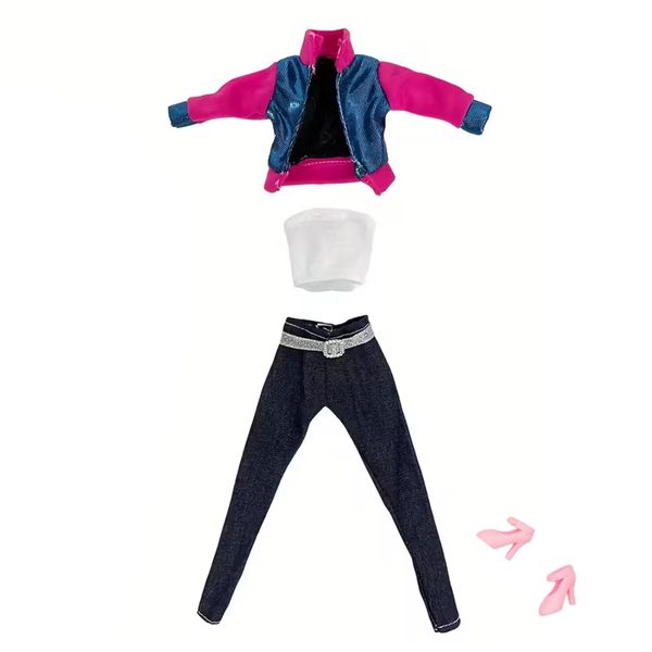 Doll Clothes with Accessories - Denim Outfit
