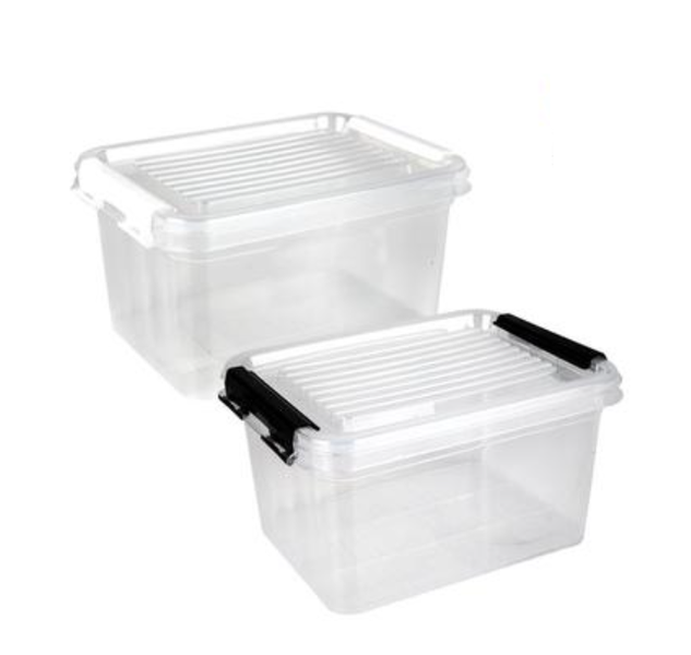 Clip Lock Container Box 1.2L x 2