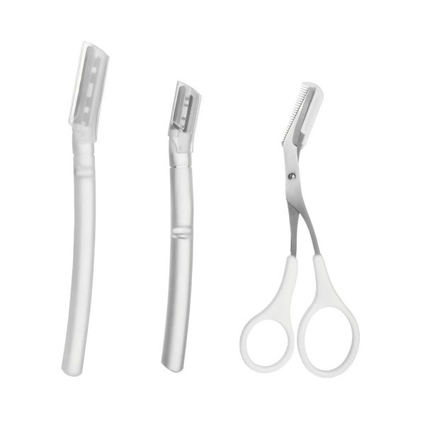 Eyebrow Scissors Set with Comb - 3 Piece
