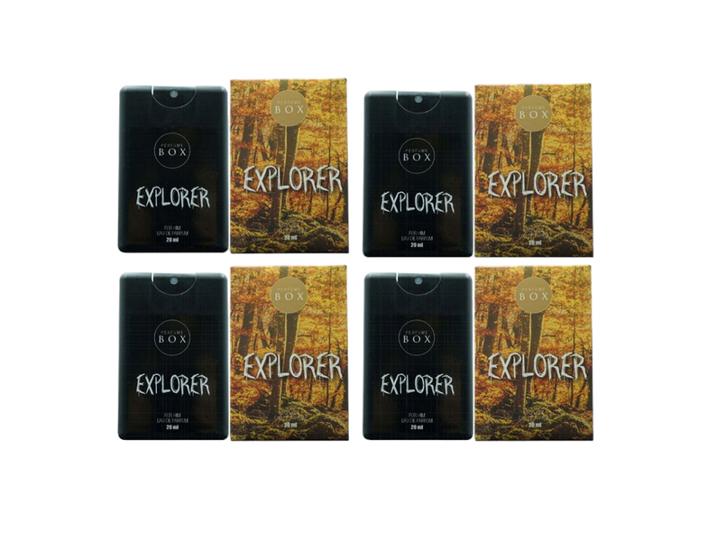 Perfume Box Explorer For Him Cologne Pocket Size Set of 4