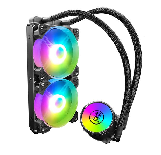 240mm 5V ARGB Liquid cpu cooler AR240 automatic color change mode