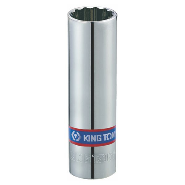 King Tony - 1/2" Spark Plug Socket 14Mm 12Pt Chrome Rubber - 3 Pack