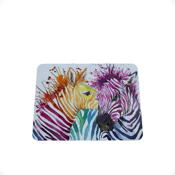 Water Paint Zebra - Mouse Pad