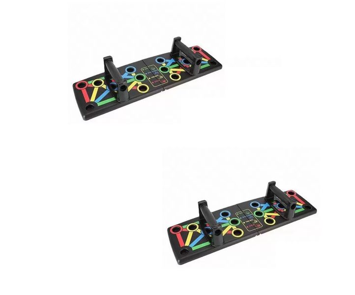2 Pack-Folding push-up plate fitness tool