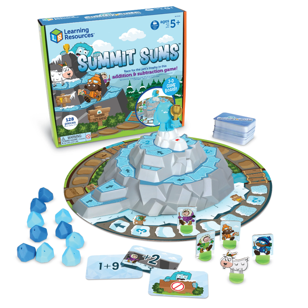 Learning Resources - Summit Sums Addition &amp; Subtraction Game