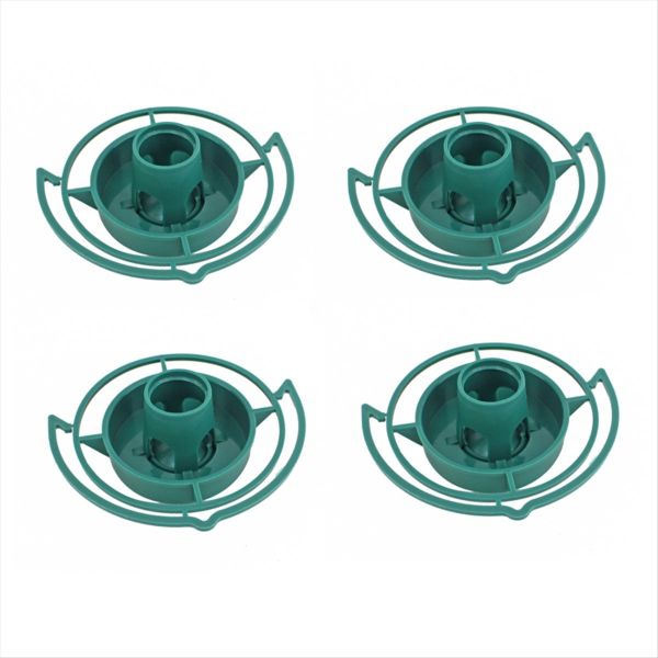 Outdoor Bird Feeder Automatic Hanging Plastic Feed Bowl 2 Pieces