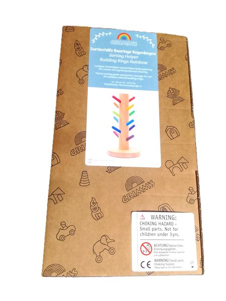 Grimm's Sorting Helper Building Rings Rainbow