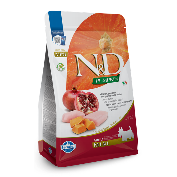 Farmina N&amp;D Pumpkin - Chicken, Pumpkin &amp; Pomegranate - Mini 2,5kg