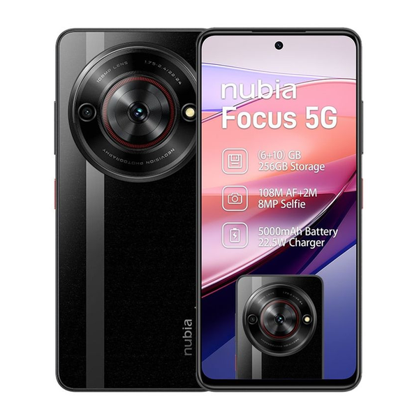 Nubia Focus 5G Dual Sim 256GB - Black