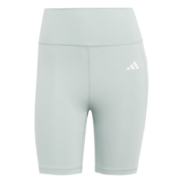 adidas Women's Optimé Essentials Stash Pocket 7-Inch Short Leggings - Sage