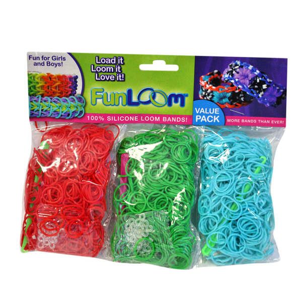 Fun Loom Refill Pack Mix Colors - 1800 Pieces