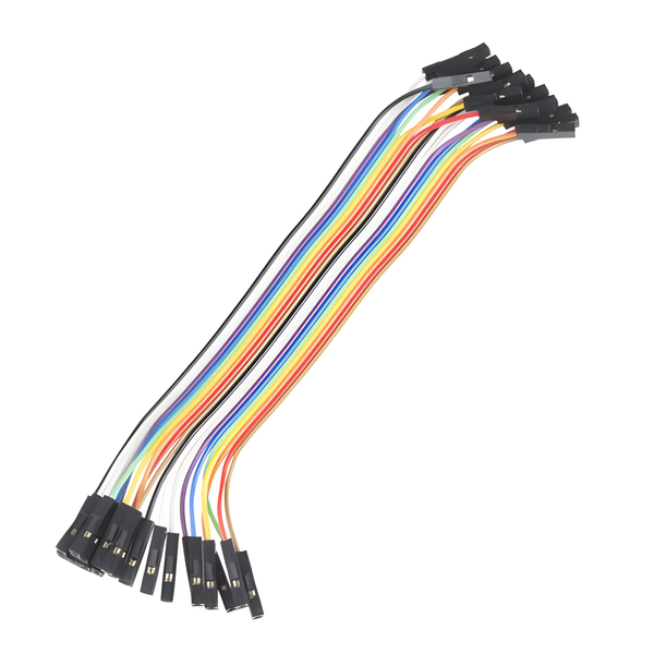 HKD Ribbon Jumper Wire 40Pin Female-Female 30cm Dupont Cable