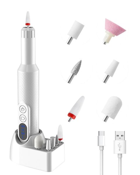 Portable Electric Nail Drill - Fingernail Acrylic Nail Clipper Nail Tool