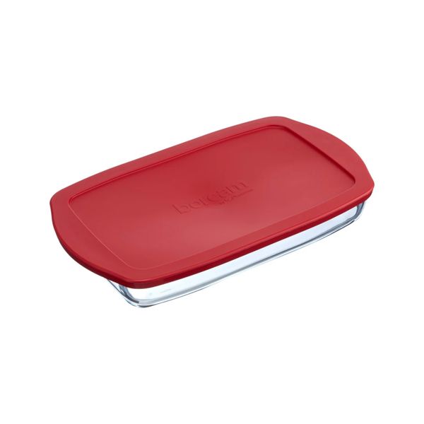 Casserole Dish 1950ml Rectangular With Lid 34 x 19 x 6cm - Borcam