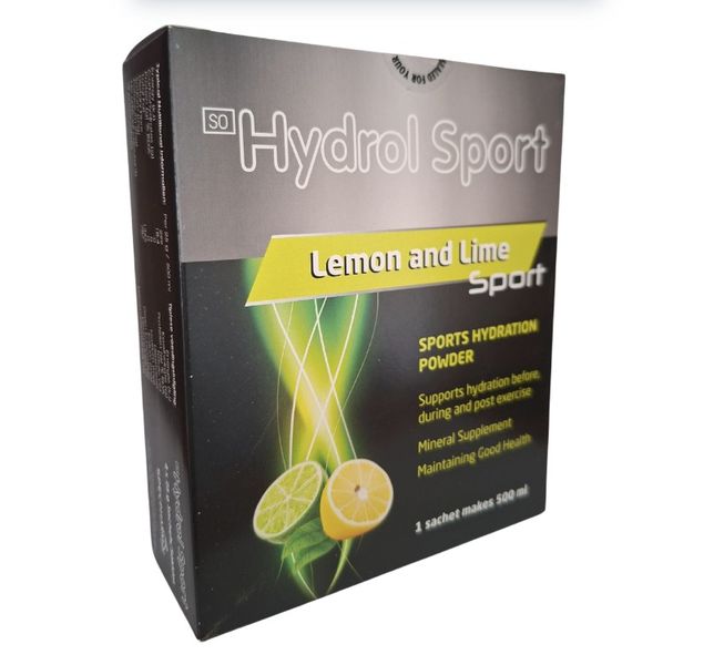 Hydrol Sport Hydration Powder Lemon &amp; Lime 4's
