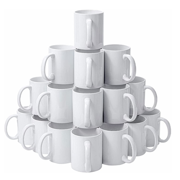 Sublimation 12 x Ceramic 11oz mugs +12 Single Mug Gift Box