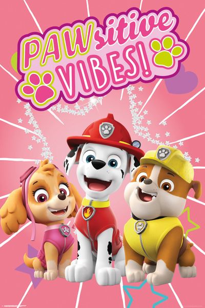 Paw Patrol - Pawsitive Vibes Poster