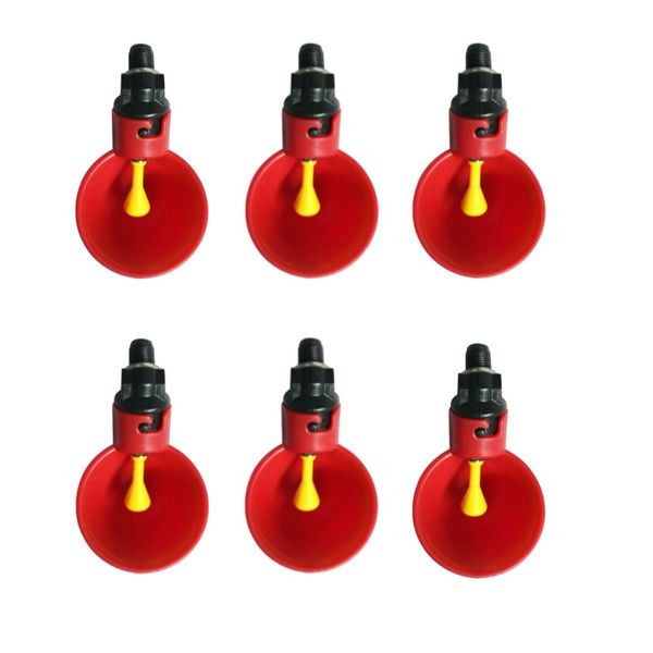 Pet Poultry Drinker Cup Chicken Feeding Device 8.5cm 6pcs - Special