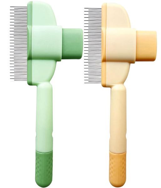 Pet Grooming Brush, Gentle Deshedding Tool for Cats, Dogs, Haired Pets