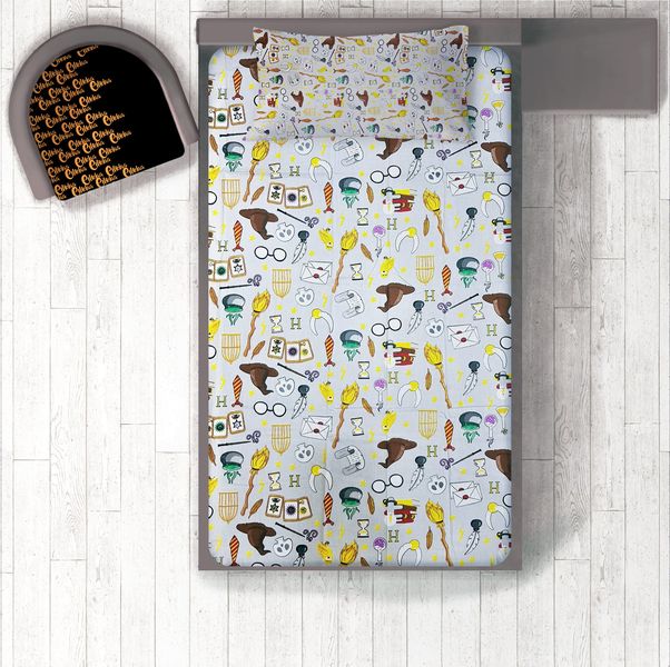 Kids Single Cotton Bedsheet With Pillow Cover - eMelaa