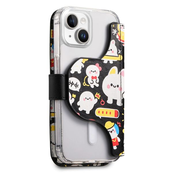 2-in-1 Painted Magnetic Flip Case Compatible with Apple iPhone 16 Pro Max