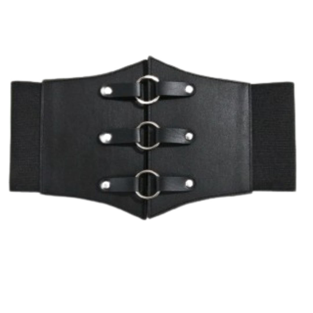 Women Wide Corset Elastic Belt Thick Vintage Ladies Costume Waist Belt ...