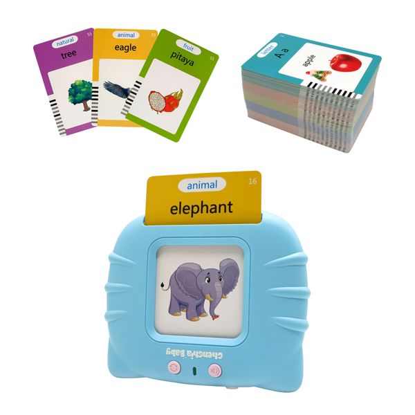 Talking Flash Cards for Children-Pictures and Audible Words Educational Toy