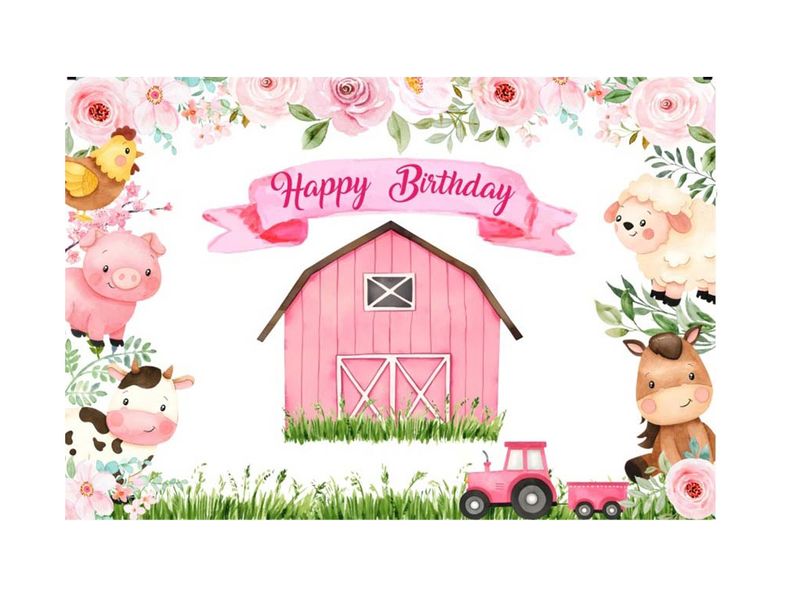 Small Kids Birthday Party Table and Photography Backdrop (Wild One)