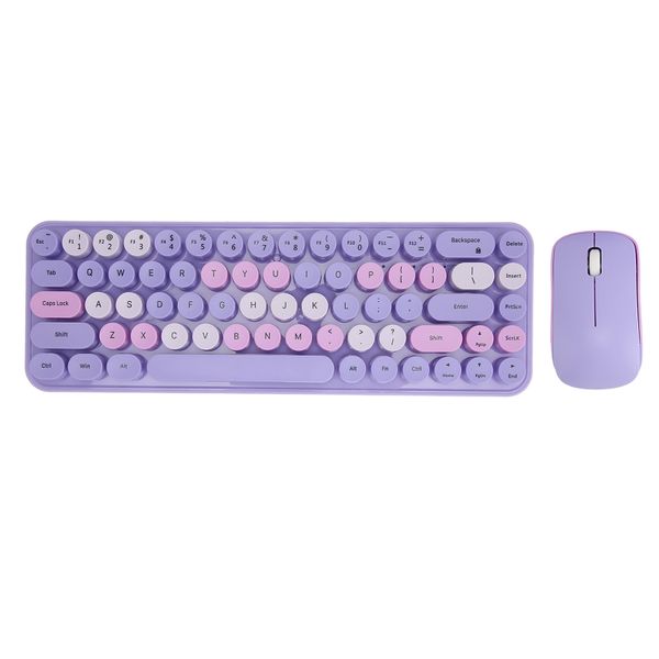 68-Key Wireless Keyboard (Purple)