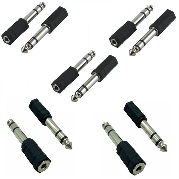 Stereo 6.5 Male To 3.5 Female 10Pack (ZA-S6.5M-SF-10P)